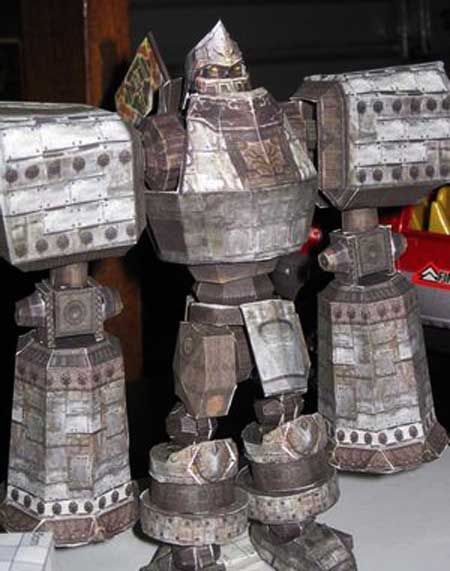 Lineage 2 Siege Golem Papercraft