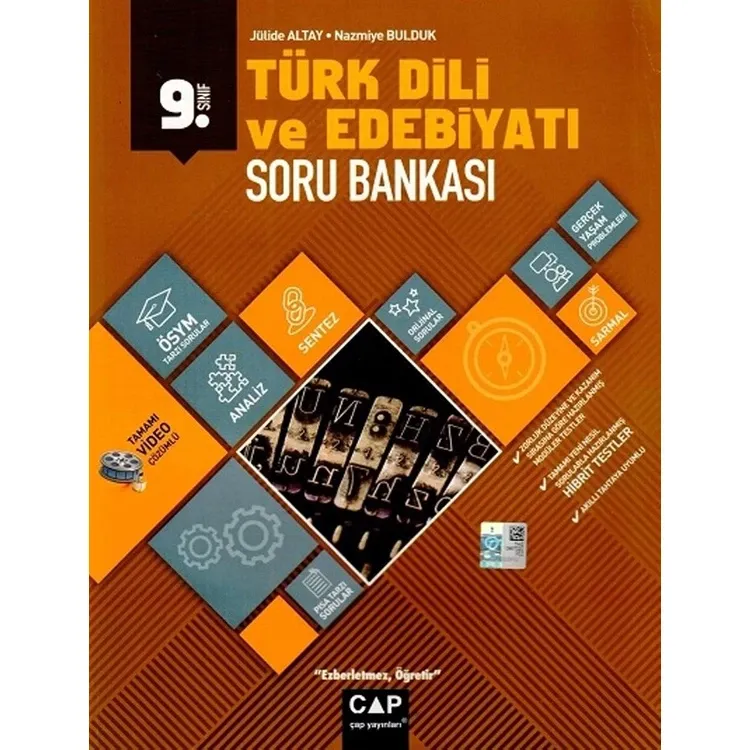 Çap Yayınları - AYT Edebiyat - 9.Sınıf Soru Bankası