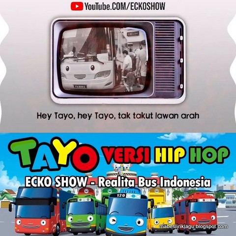 Lirik Lagu Tayo Versi Hip Hop