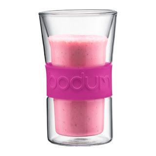 bodum presso verre double paroi rose