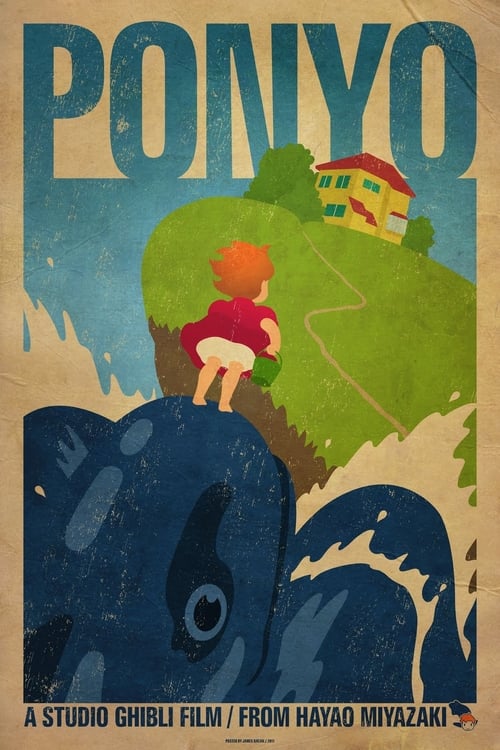 Descargar Ponyo en el acantilado 2008 Blu Ray Latino Online