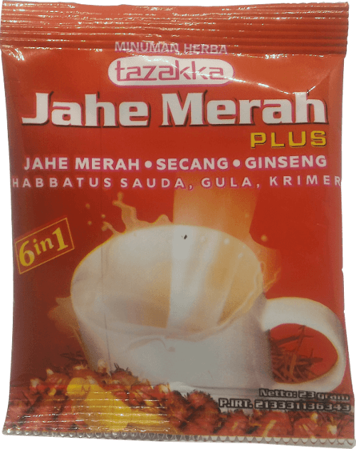 Jahe Merah Creamer Tazzaka