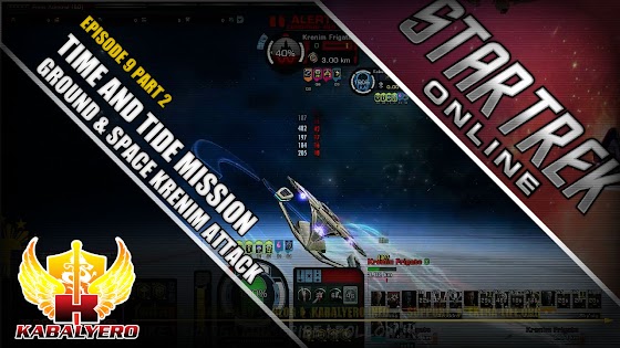 Star Trek Online ★ Time And Tide Mission ★ Ground & Space Krenim Attack 