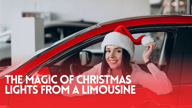 The Magic of Christmas Lights from a Limousine