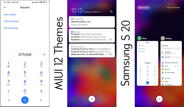 Preview Of Samsung S20 - MIUI 12 Themes
