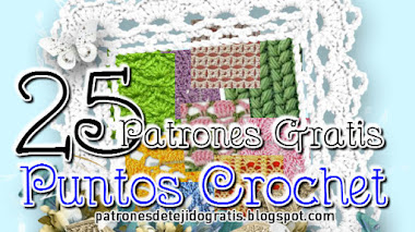 Las mejores puntadas crochet para tu colección * 25 motivos *