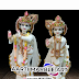 White Marble Radha Krishna Murti ( Marble Statue )