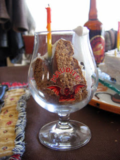 Canadian Gingerbread Cake with Maudite Cream