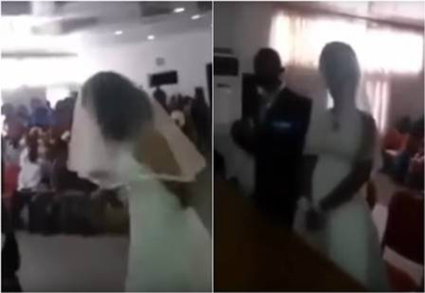 Amante invade casamento vestida igual à noiva e arma barraco dentro da igreja; Veja vídeo