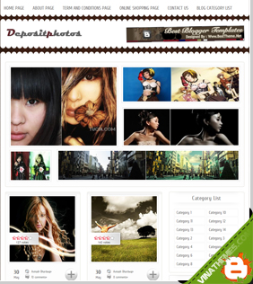 Depositphotos Blogger Template