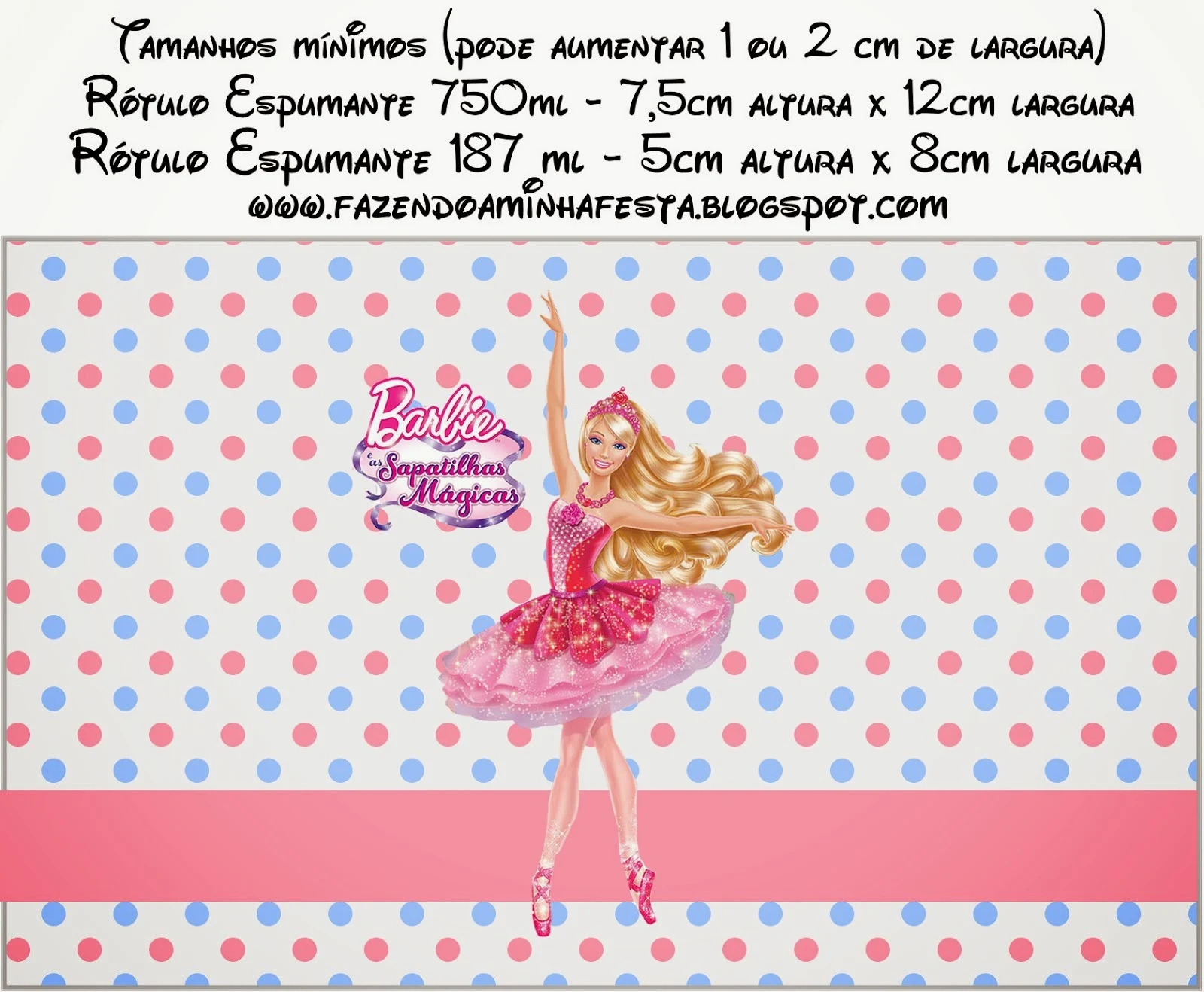 Barbie Magic Shoes Free Printable  Candy Bar  Labels.