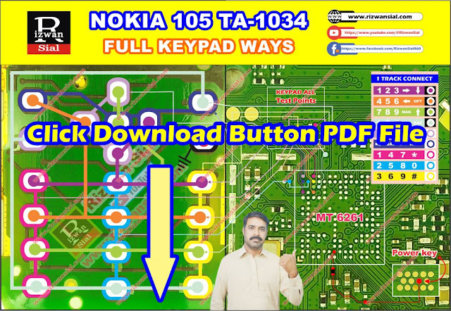 Nokia 105 TA-1034 Keypad Ways