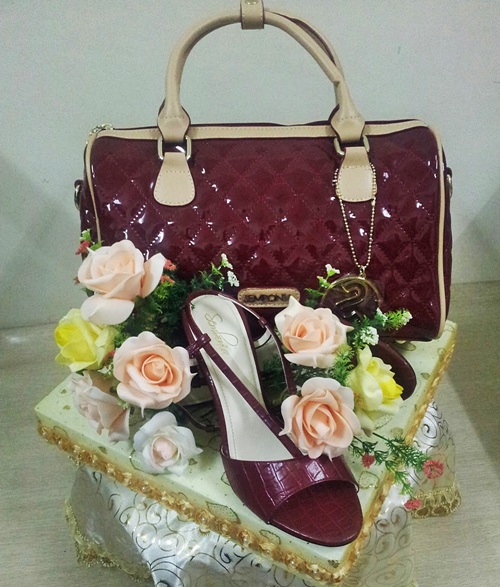 Gambar Gubahan Beg Tangan/ Hantaran Handbag - Yumida