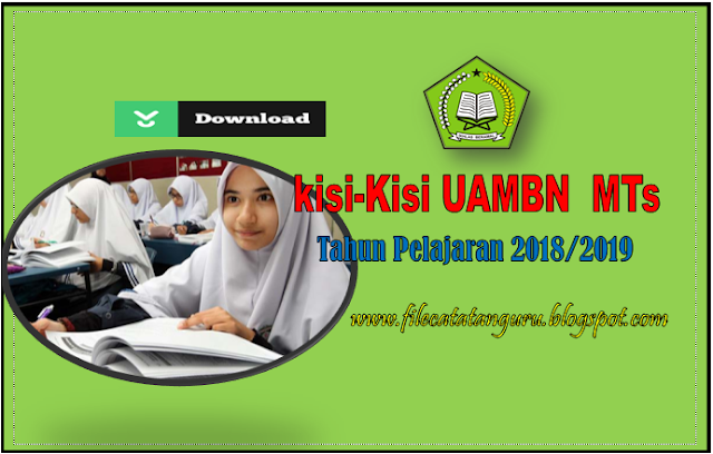 Kisi-Kisi UAMBN Madrasah Aliyah Tahun 2019