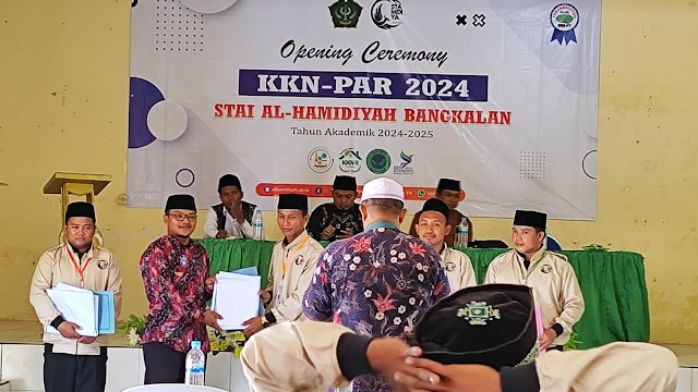 OPENING CEREMONY KKN - PAR STAI AL HAMIDIYAH BANGKALAN