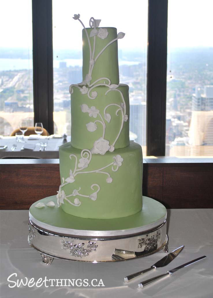 cake boss wedding cake eight tiered white