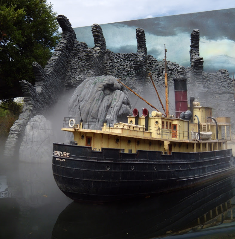 SS Venture model ship from King Kong at Universal Studios Hollywood