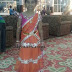 Baby in Peach Color Half Saree