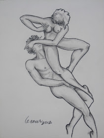 Drawing - Amor Acrobatico