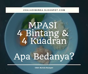 MPASI 4 Bintang dan 4 Kuadran, Apa Bedanya?