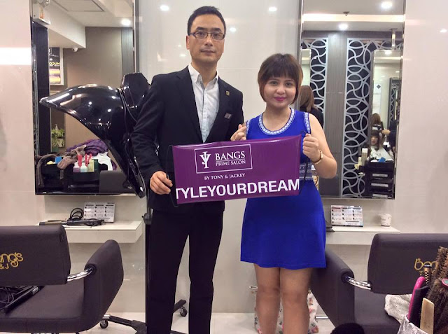 With the stylist who attended to me, Sir Dave.  #styleyourdream goals unlocked!