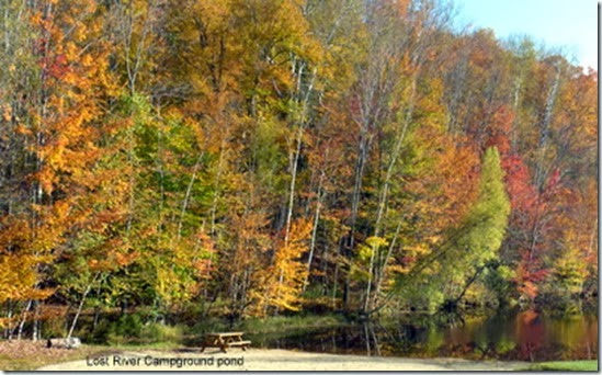 Lost River Campground pond