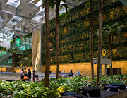 Changi Airport Terminal 3 Interior Landscape, Singapore