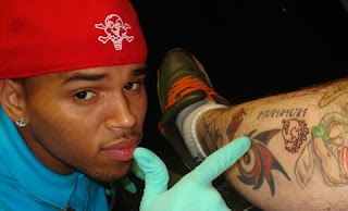 Chris Brown Tattoo Designs