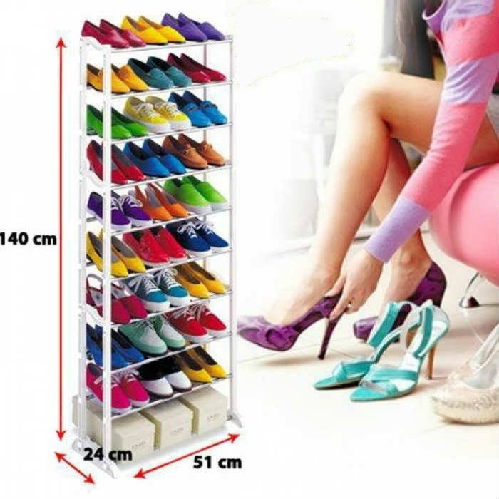 Amazing Shoes Rack / Rak Sepatu Susun Portable Ajaib 