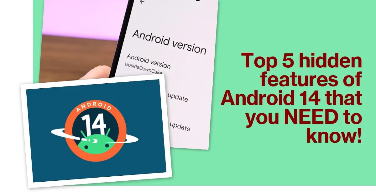 Top 5 hidden features of Android 14 that you NEED to know!