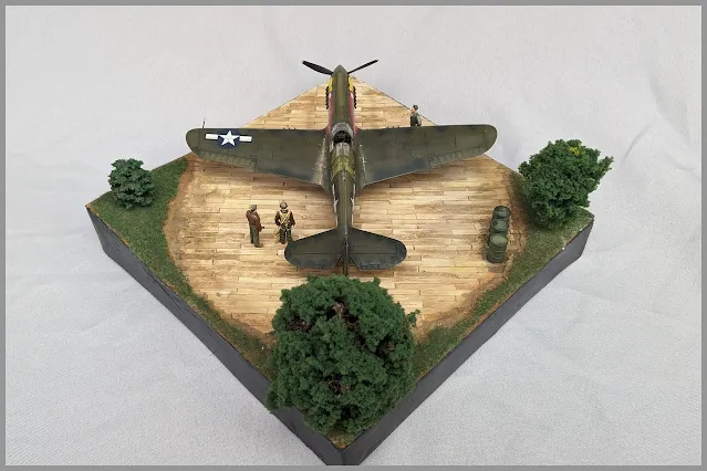 Diorama P-40N Warhawk