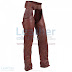 Antique Brown Leather Motorcycle Chaps
