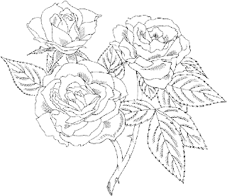 roses coloring pages,flowers coloring pages