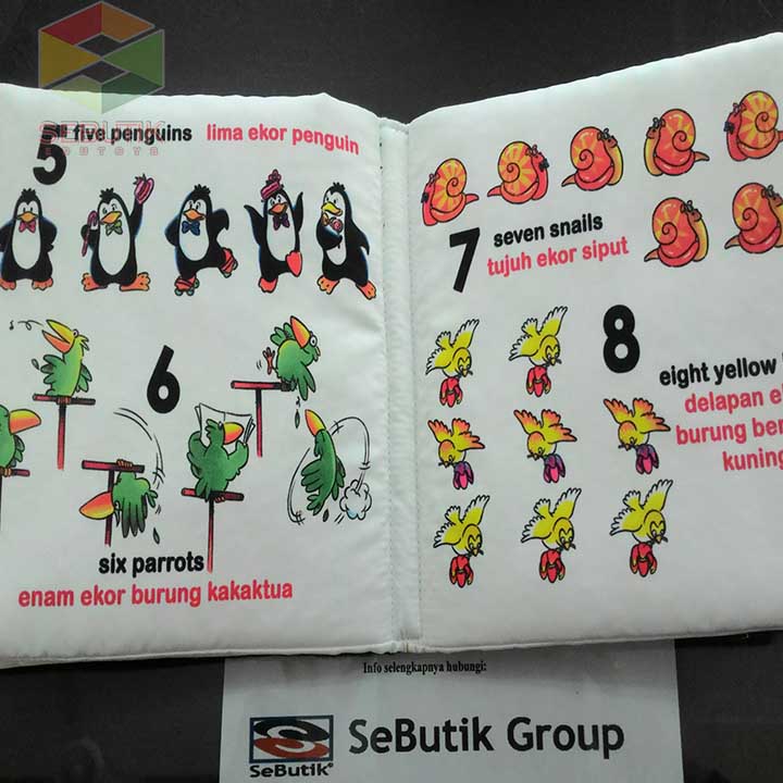 Buku Kain Seri Pertamaku Mengenal Angka SEBUTIK EDUTOYS