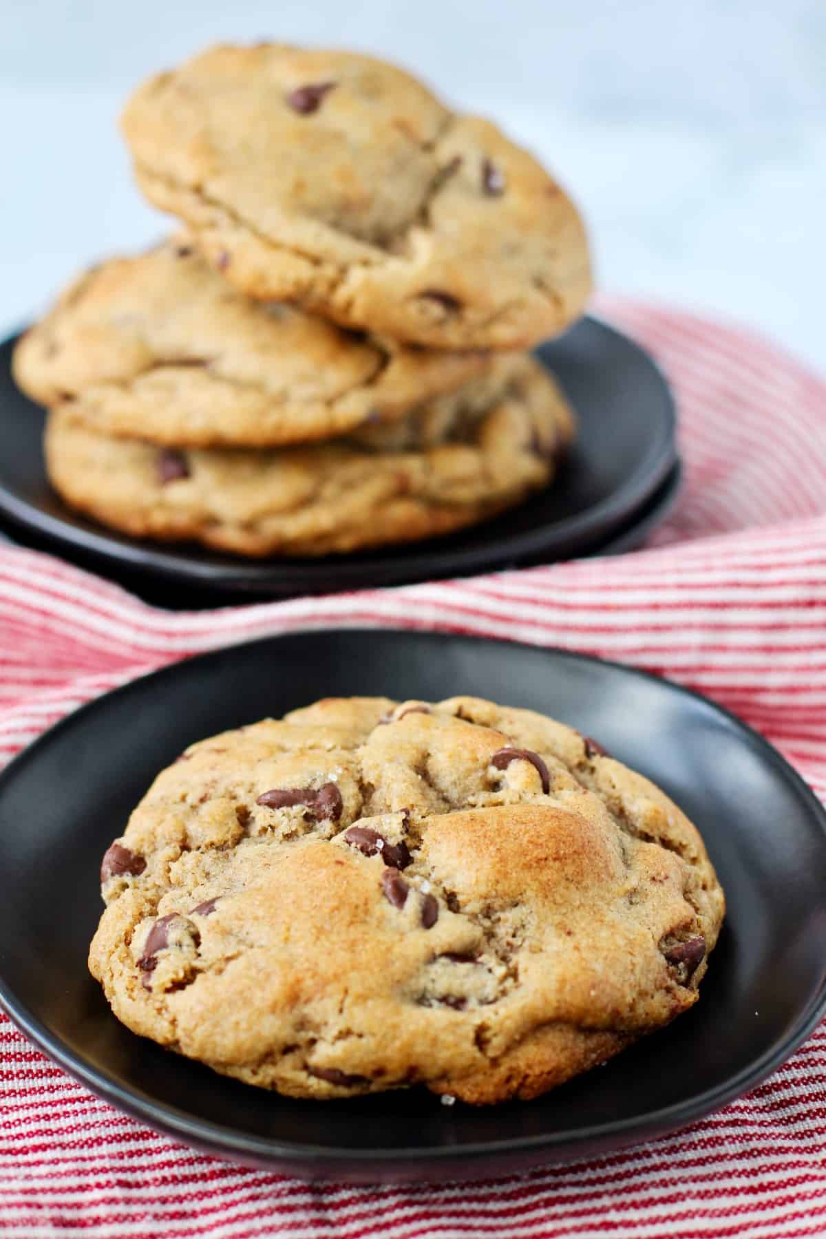 Sourdough Browned butter and Whole Wheat Chocolate Chip Cookies