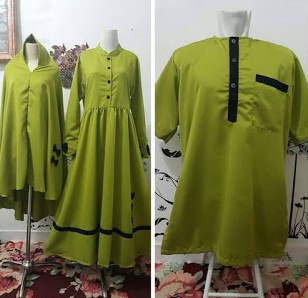 Gamis Syar'i Couple Suami Istri Terbaru