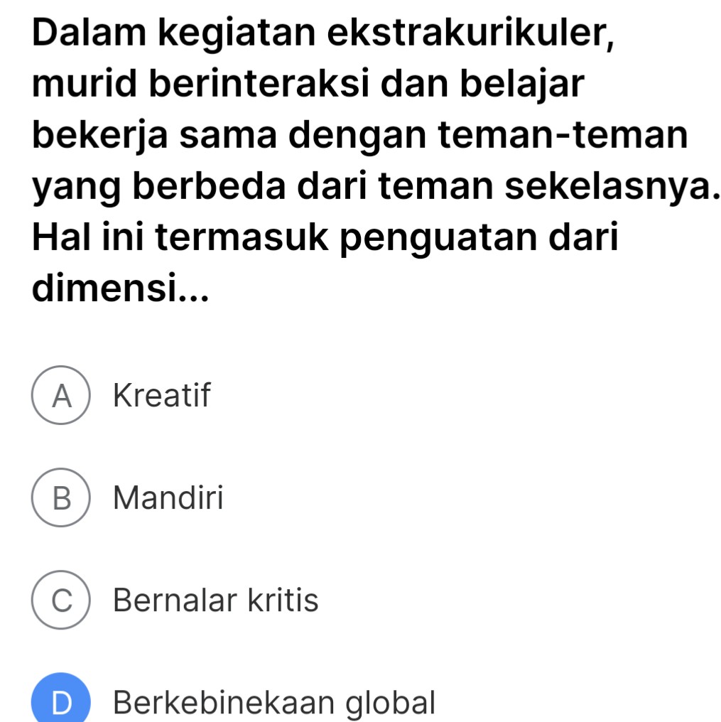 Yun's Blog KUNCI JAWABAN MERDEKA BELAJAR POST TEST TOPIK 7 (PROFIL