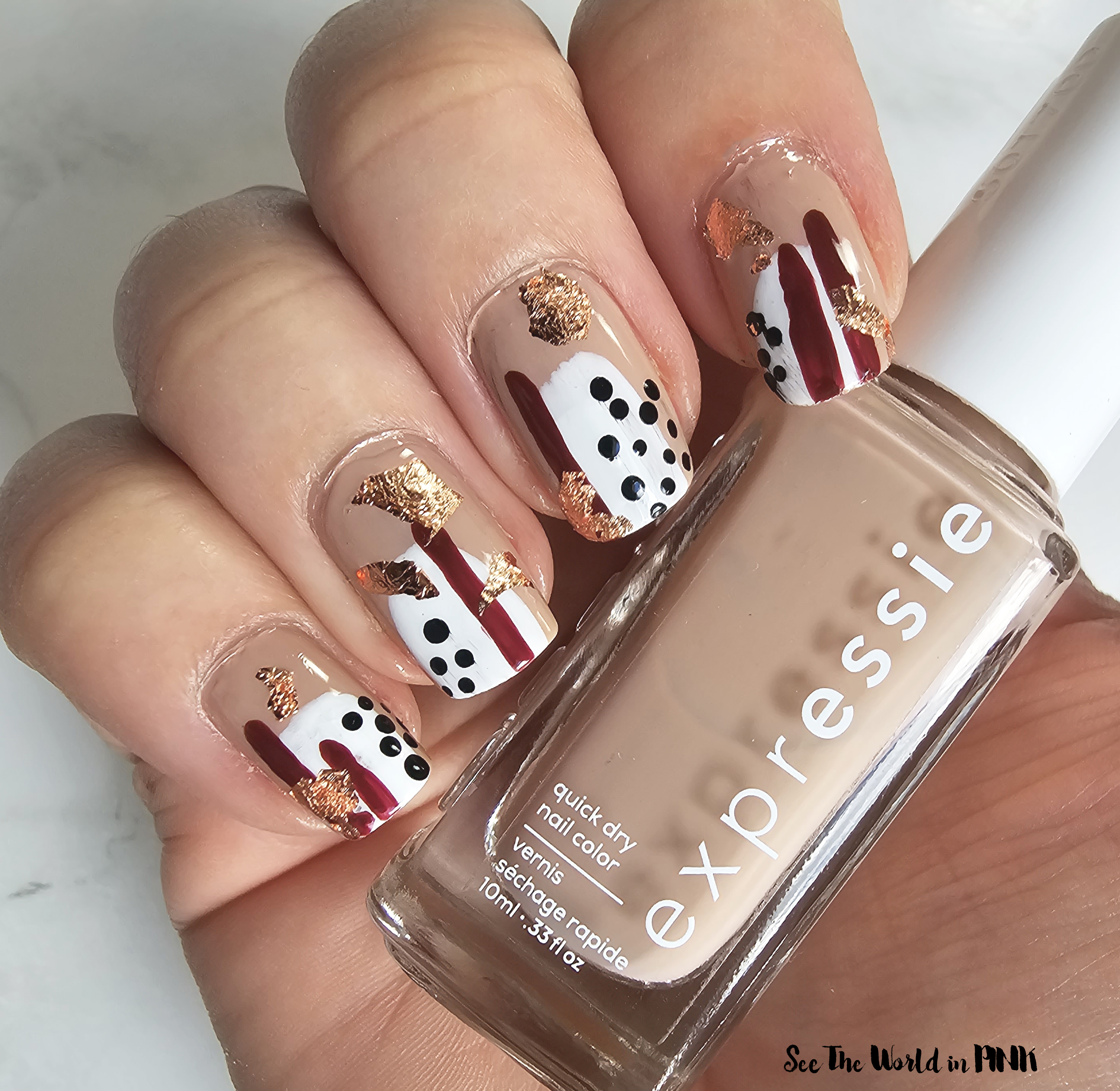 Manicure Monday - Fall Abstract Nails