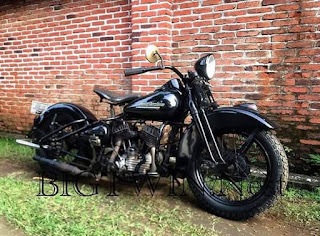 Jual Harley TUA 1951 Harley-Davidson W-Model Flathead 45 Cubic Inch