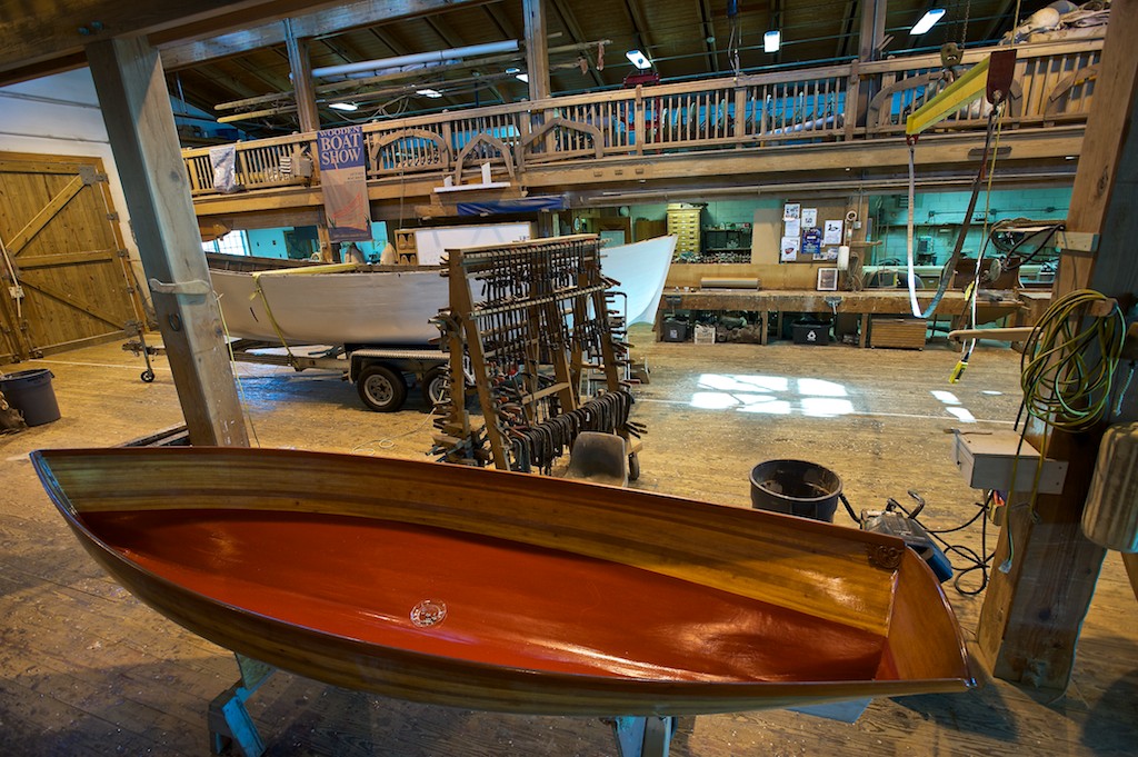 The wooden boat building shop - part of the NC Maritime Museum