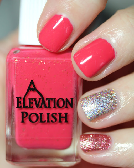 Elevation Polish SBP: Sunrise Alpenglow, Cupcake Polish Bubbles and Baubles, Girly Bits Xmas & O's