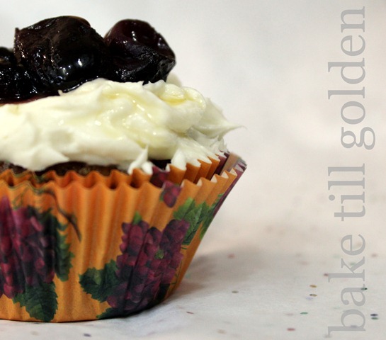 Sweet Potato Goat Cheese Grape Cupcakes - BTG-005