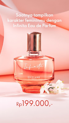 Review Parfume - Infinita Eau de Parfum menghadirkan keharuman feminin yang klasik