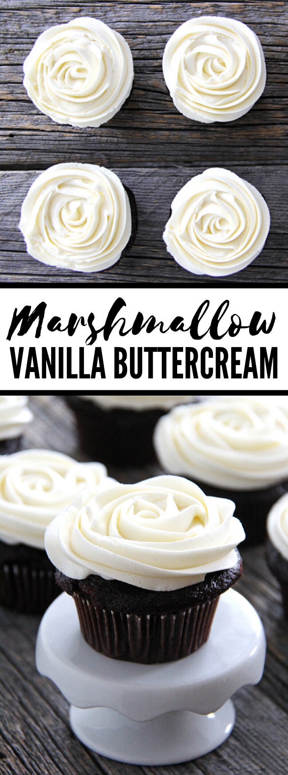 Marshmallow Vanilla Buttercream Frosting #desserts #cake