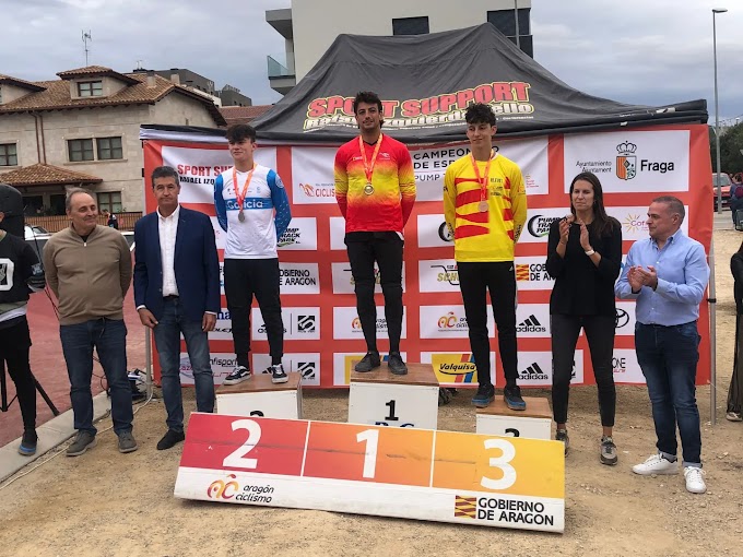 Gran estrea da Selección de Galicia no Campionato de España de Pump Track: dous ouros e dúas pratas