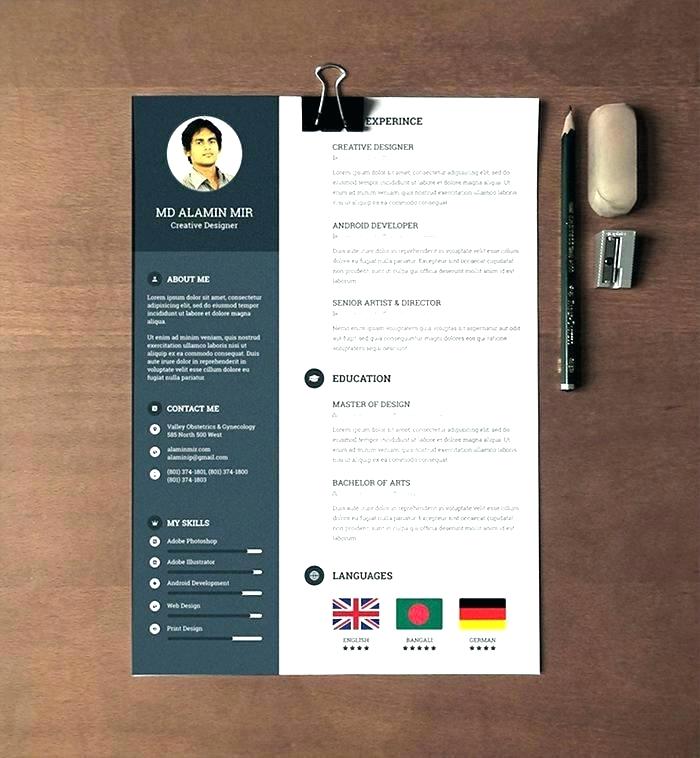 modern resume example image modern resume template free 