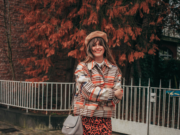 70s Vibes in Plaid Utility Jacket and Cowboy Boots