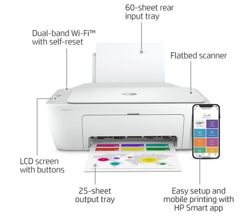 Hp DeskJet Series Wireless Color Inkjet Printer