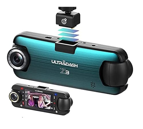 Cansonic UltraDash Z3 Dual Lens Dash Cam for Car