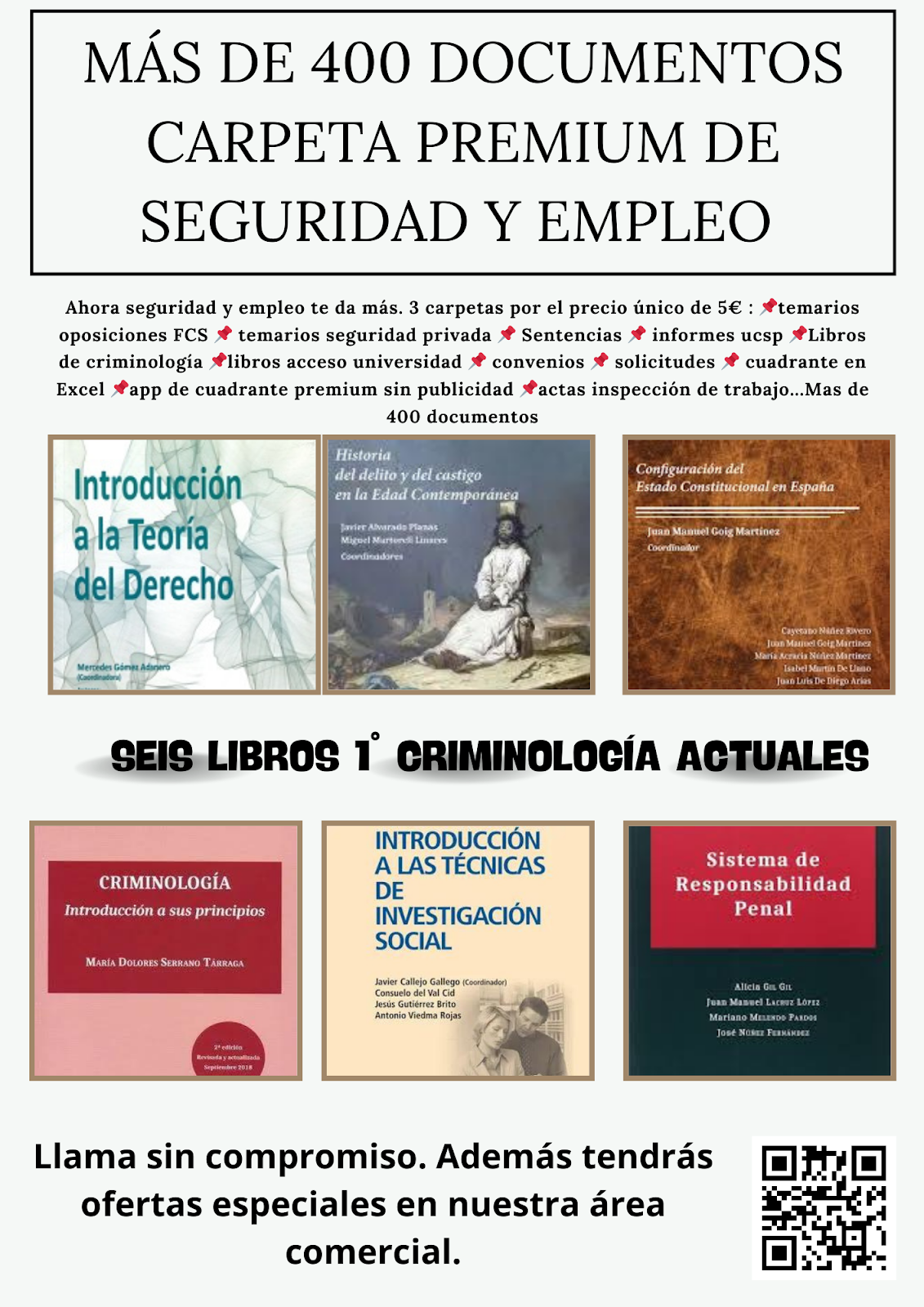 Ahora carpeta premium te trae libros de primero de criminología de la UNED.